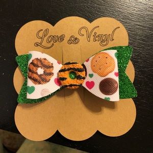 Girl Scout hair bow